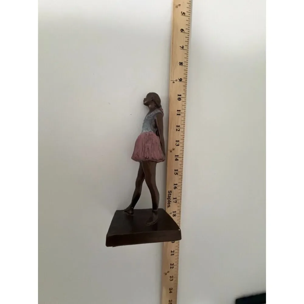 Vintage ALVA S EYLANBEKOV 93 ballerina sttue, bronzed composity, signed